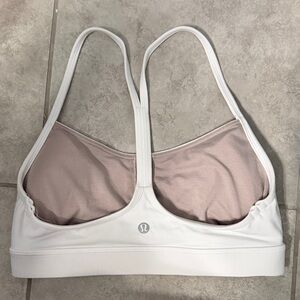 lululemon athletica Cream and Brown Sports Bra